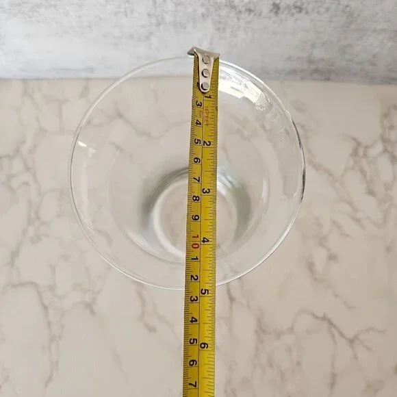 Hand Blown Glass Cylinder Vase Candle Holder Flared‎ Rim - Picture 5 of 7